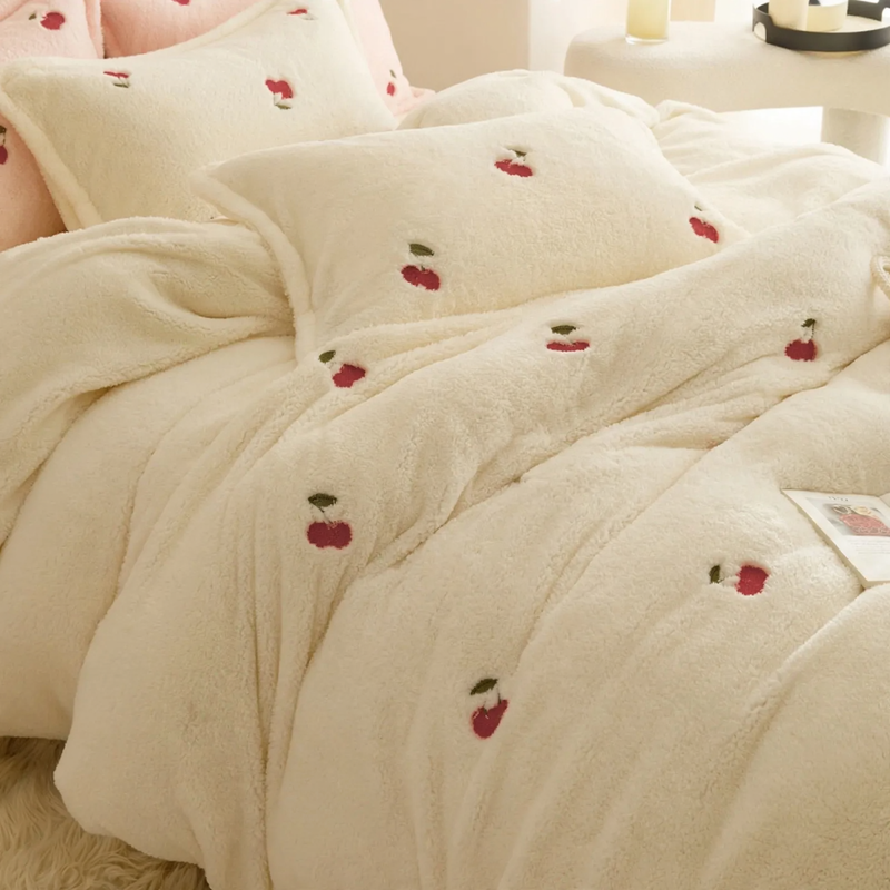 Kinder Bettwäsche-Set, Milchfaser-Fleece, winterwarm