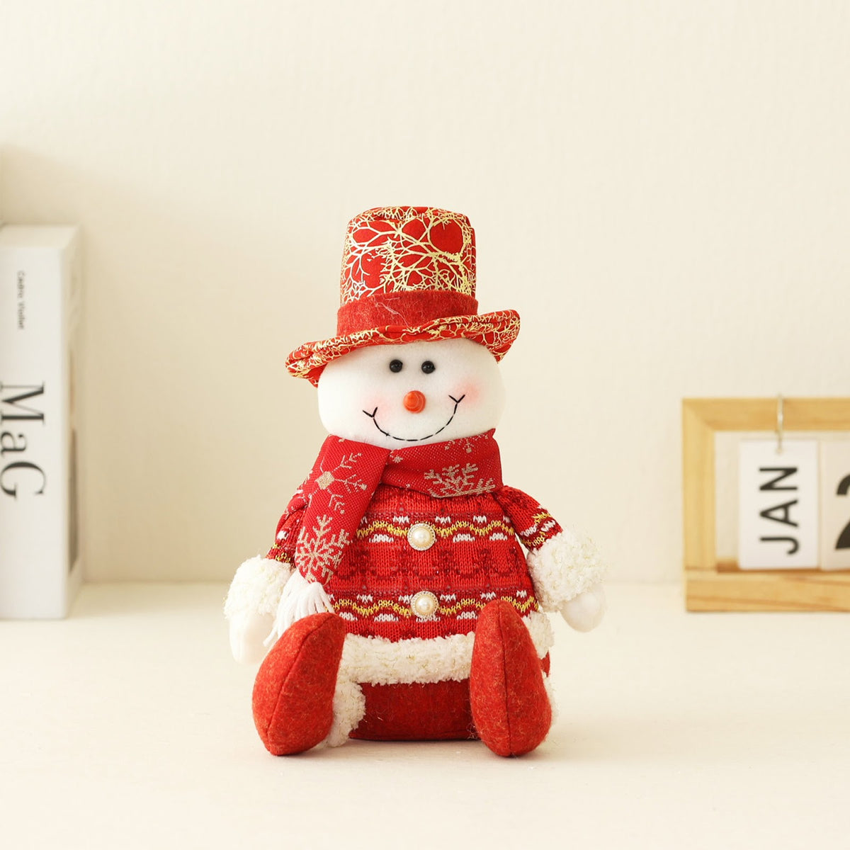 Dekorative Wichtelfigur aus Stoff für Weihnachten