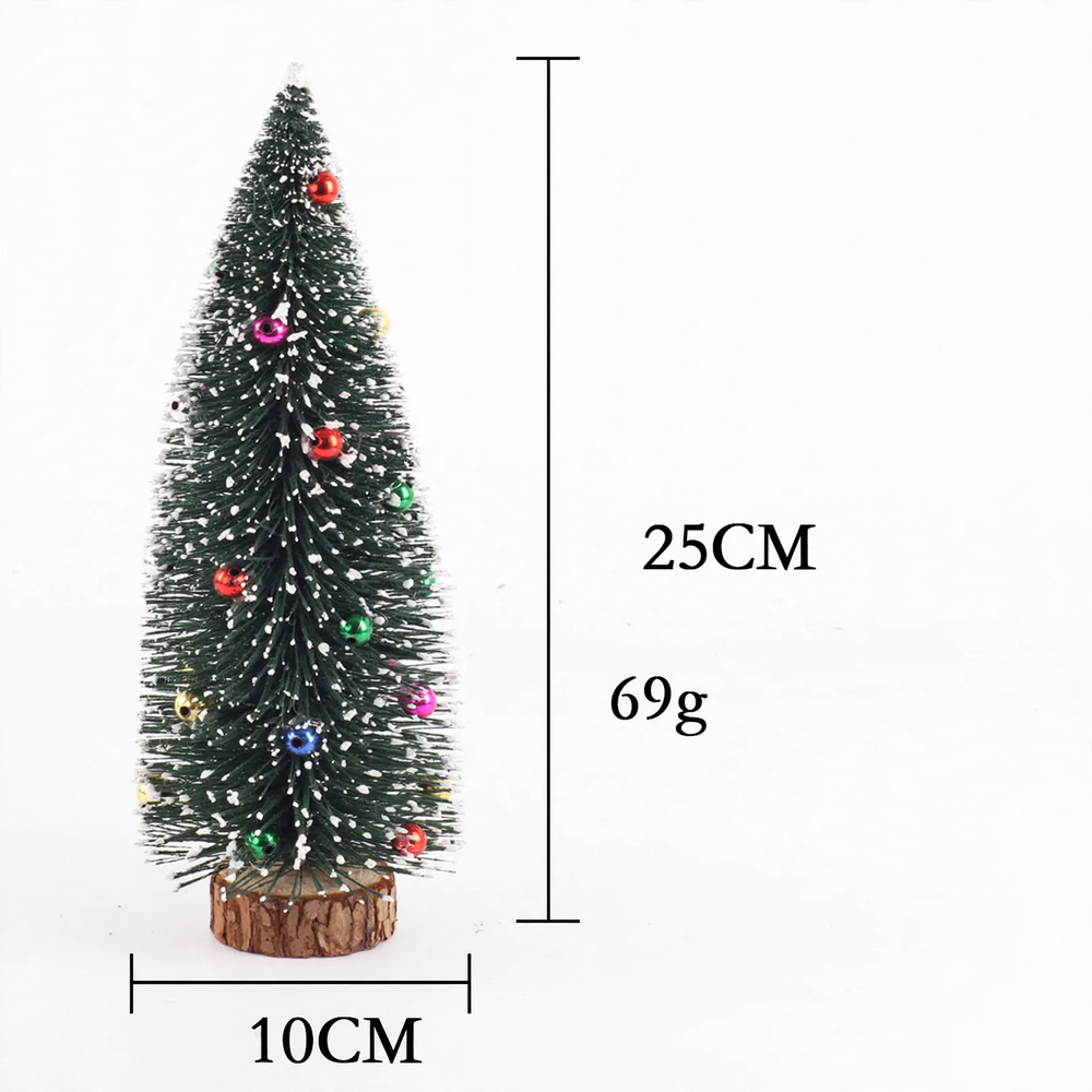 Mini-Weihnachtsbaum aus Kiefernnadeln, verschiedene Farben