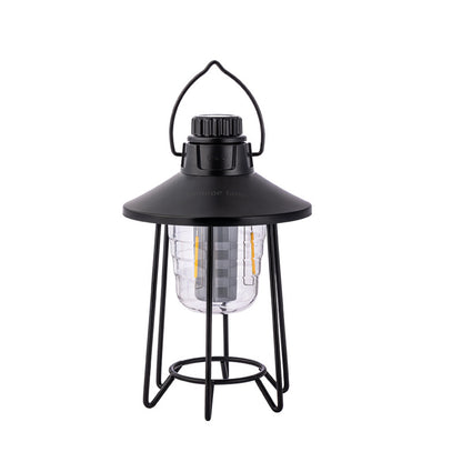 Campinglampe LED, aufladbar, Retro-Design