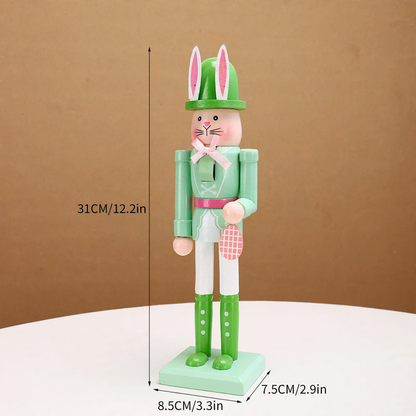 Dekorative Oster-Nussknacker-Figur aus Holz