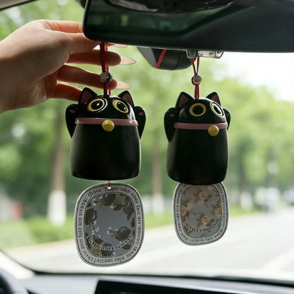 Auto-Duftanhänger, Katzen-Design, Kunststoff
