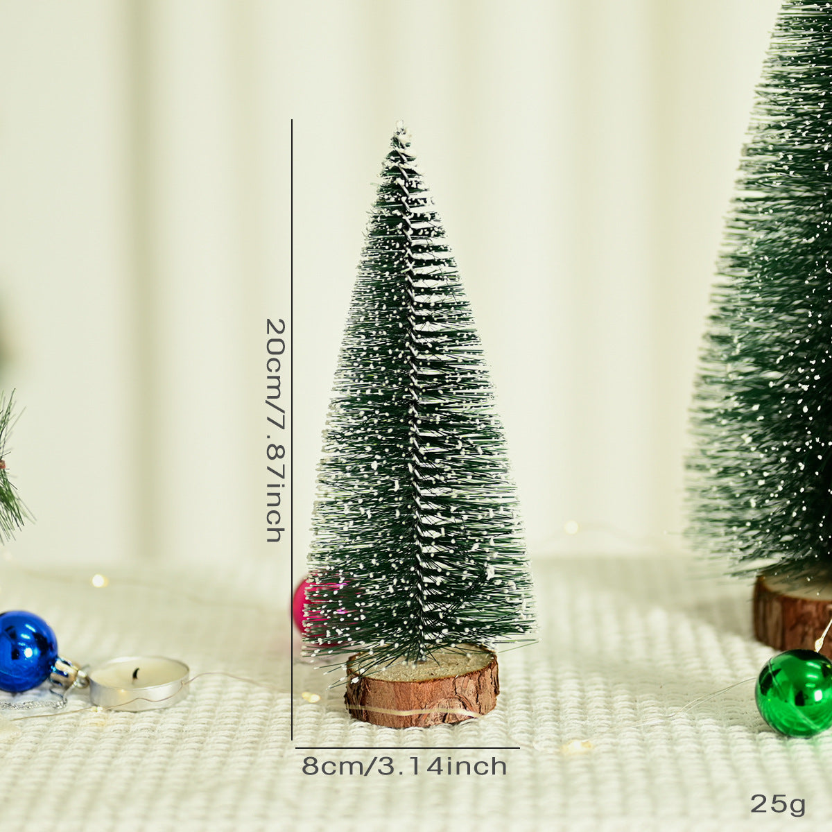 Mini-Weihnachtsbaum aus Kiefernnadeln, 30 cm