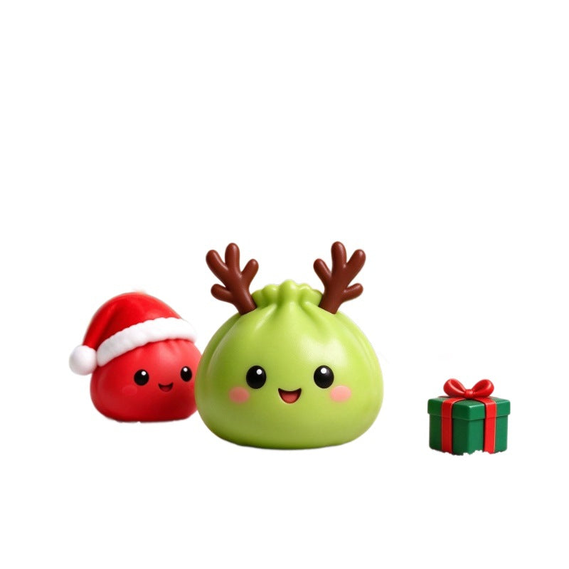 Weihnachts-Adventskalender mit 24 Überraschungs-Quetschspielzeugen