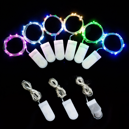 LED-Kupferdraht-Lichterkette mit Batteriebox