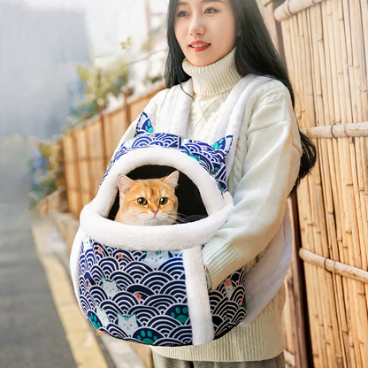 Doppelschulter-Rucksack mit Tiermotiv für Haustiere