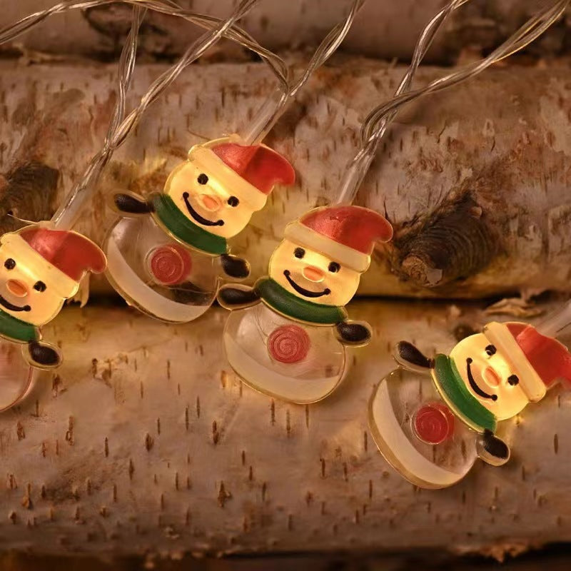LED-Weihnachts-Lichterkette mit verschiedenen Motiven