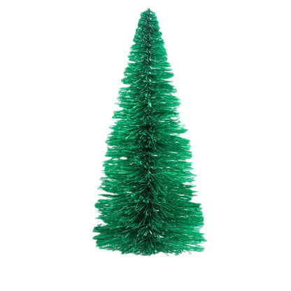 Mini-Weihnachtsbaum-Dekoration aus Sisal, beschneit