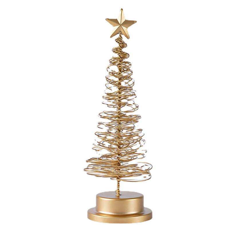 Dekorative LED-Tischleuchte aus Eisen im Weihnachtsdesign