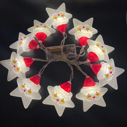 LED-Weihnachts-Lichterkette mit verschiedenen Motiven