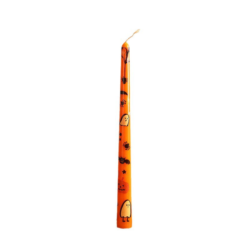 Halloween-Duftkerze, 25 cm, mit Motiven
