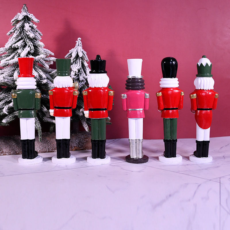 Nussknacker-Soldat, 20,5 cm, modernes Design, Kunstharz
