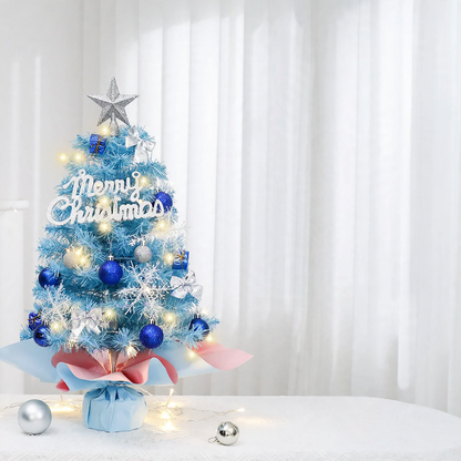Blauer Mini-Weihnachtsbaum, 45 cm
