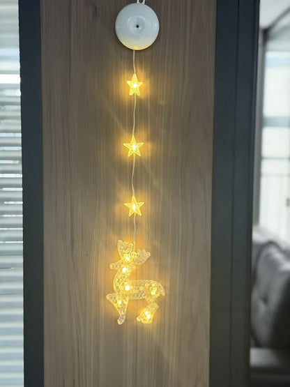 LED-Weihnachts-Sauglicht für Fenster