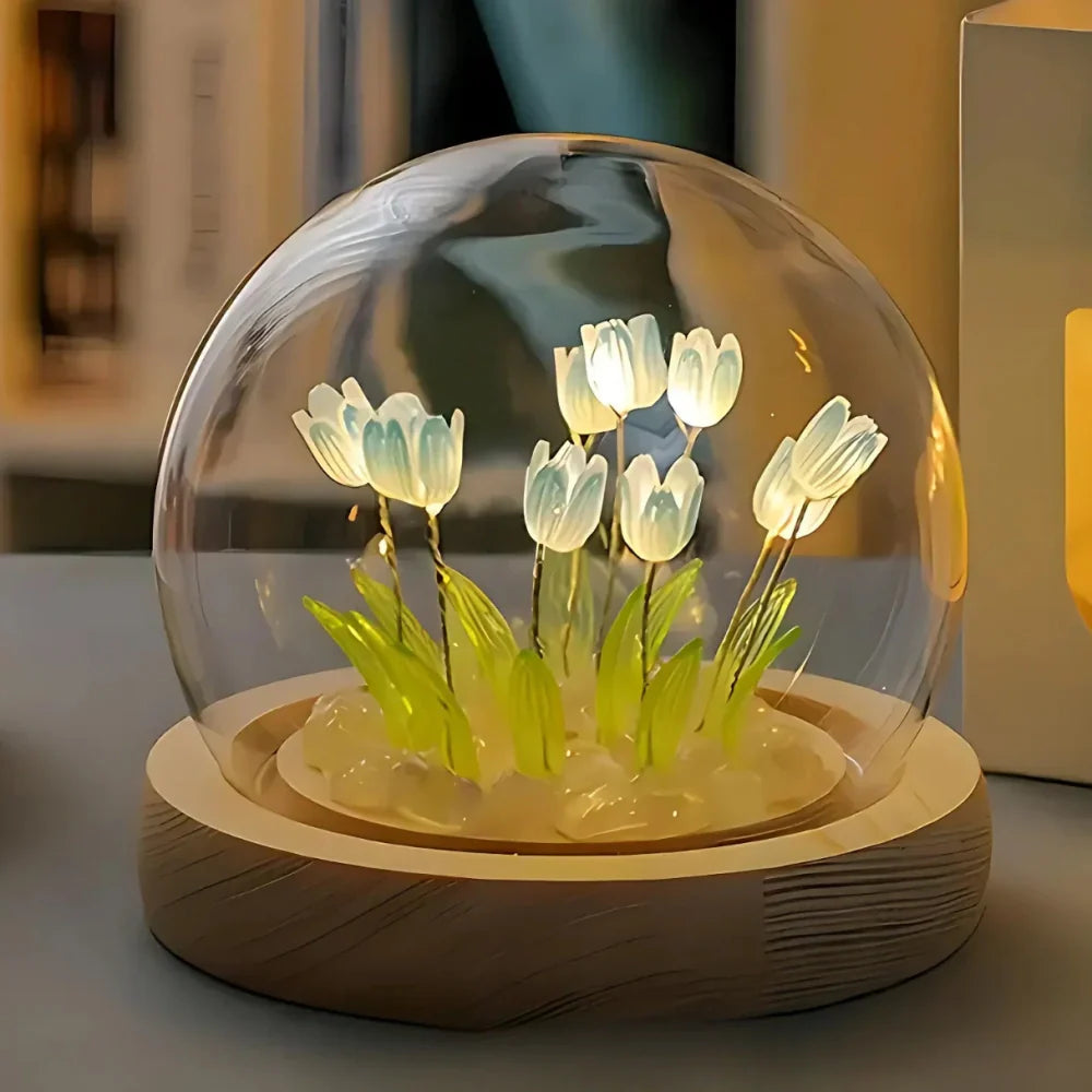 Glasglocke Tulpenlicht | Brehn
