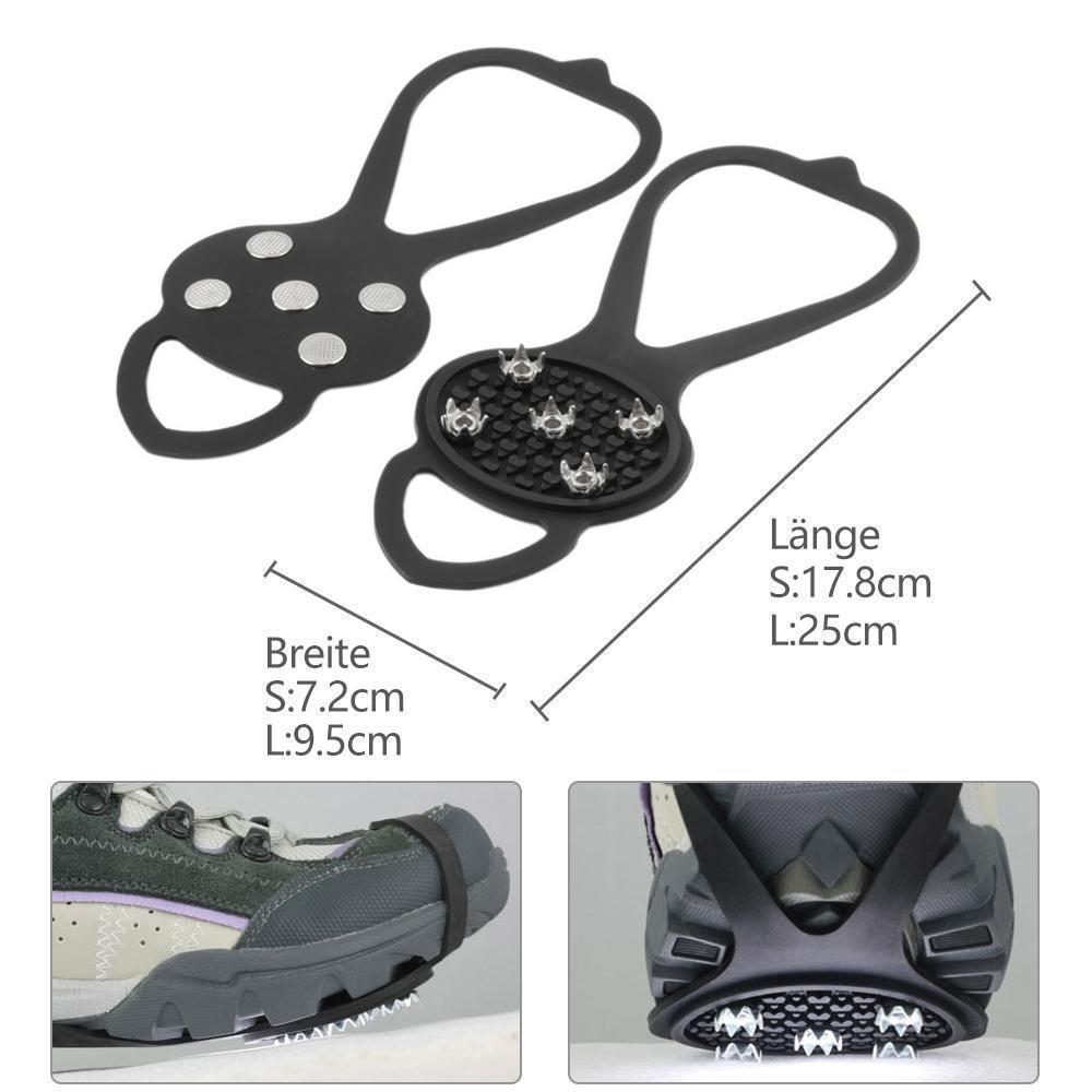 Brehn | Universal Schneeschuh Spikes rutschfeste Schuhe Abdeckung für Winter