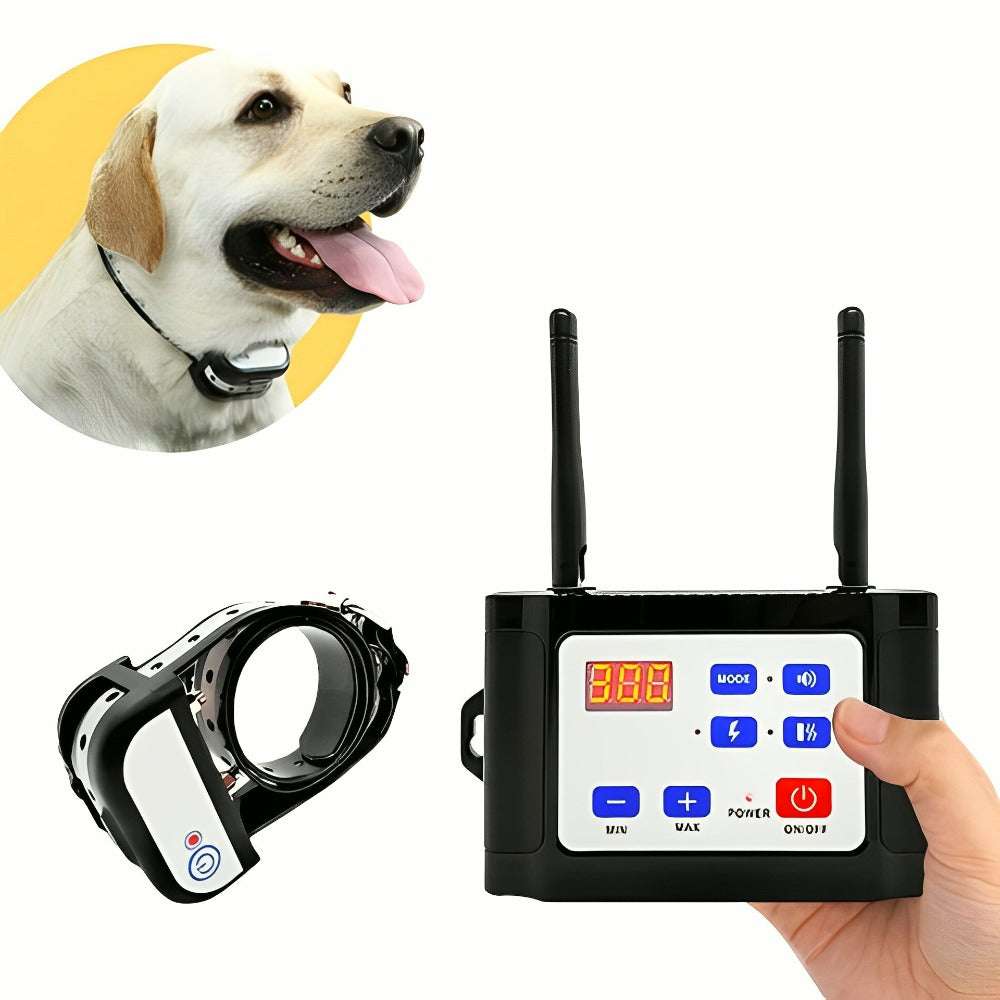 Brehn | SafeZone - Wireless Dog Kennel & Training Collar | Pet-Friendly Correction Methods | Rechargeable & Waterproof