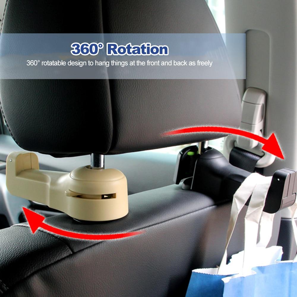 2 in 1 Auto Kopfstützenhaken mit Ventilator | Brehn