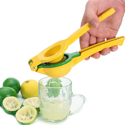 2-in-1 Aluminium Zitrone Limette Presse und Handmanuel Zitrus Entsafter | Brehn