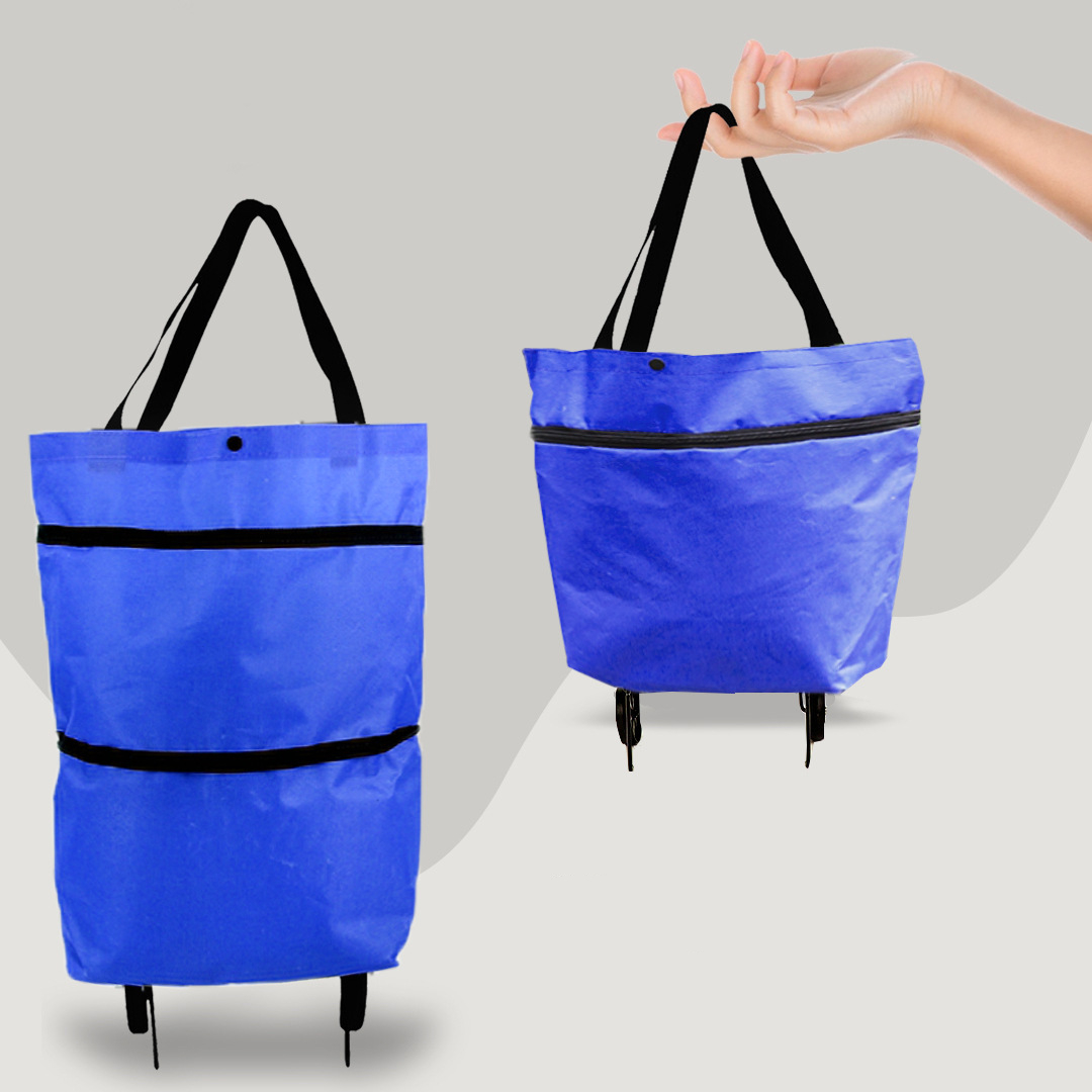 2-in-1-Einkaufstasche mit Rollen – CarryFlex