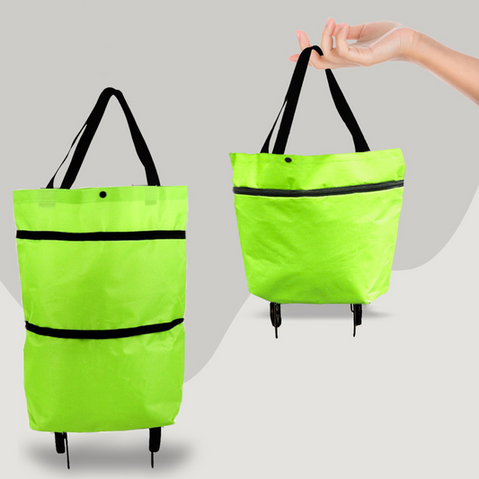 2-in-1-Einkaufstasche mit Rollen – CarryFlex