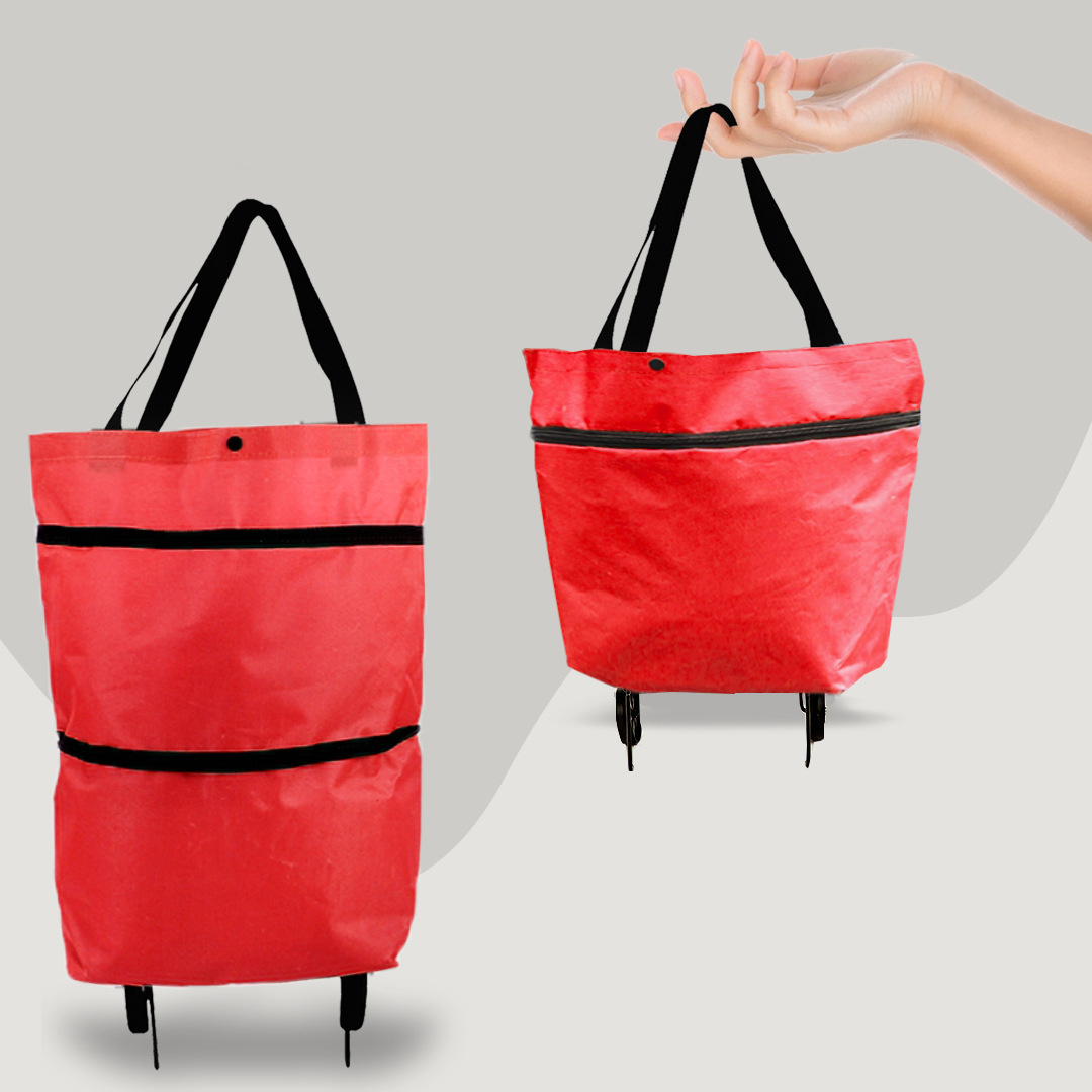 2-in-1-Einkaufstasche mit Rollen – CarryFlex