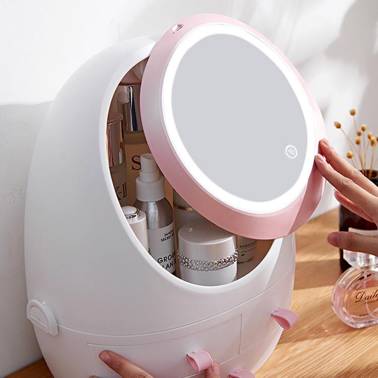 LED Spiegel Kosmetik Aufbewahrungsbox | Brehn