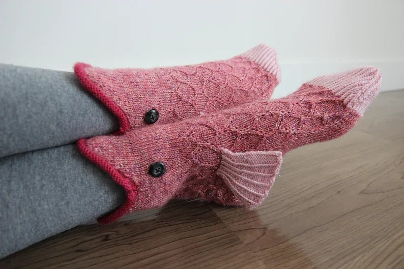 Strickkrokodilsocken | Brehn