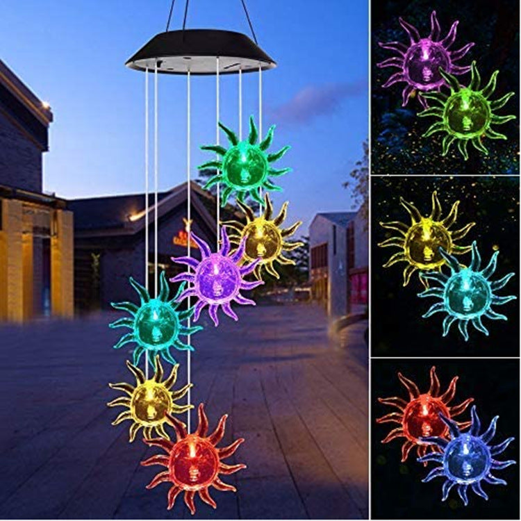 LED Solar Schmetterling Windspiel Garten Hängelampe Brehn