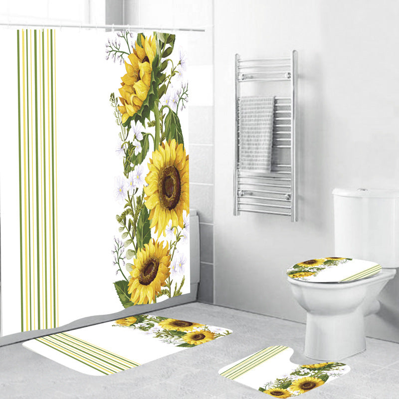 Florale dekorative Duschvorhang Brehn