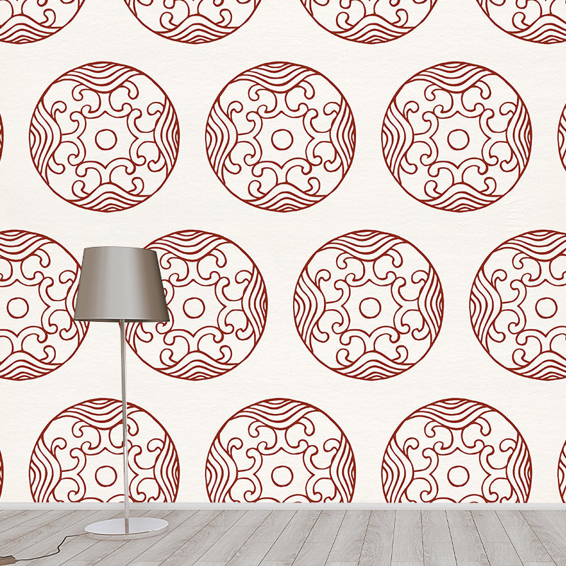 Brehn | Clouding Pattern Mural Decal Pastellfarbe Zeitgenössische Wandverkleidung für das Wohnzimmer