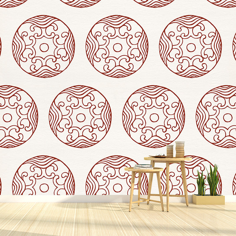 Brehn | Clouding Pattern Mural Decal Pastellfarbe Zeitgenössische Wandverkleidung für das Wohnzimmer