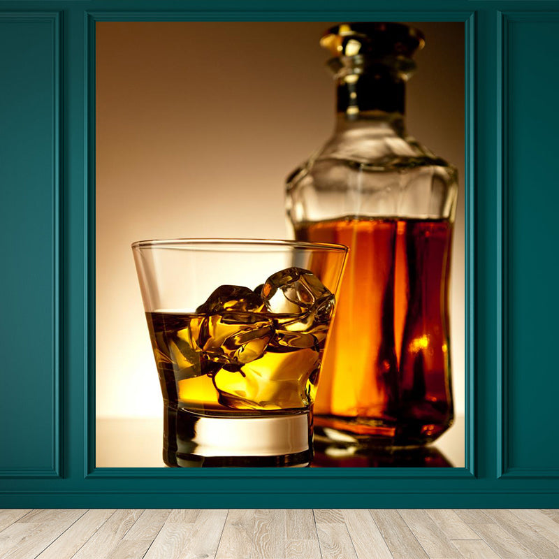 Brehn | Liquor Muurdecals Pastel Kleur Hedendaagse Muurdecoratie voor Westerse Restaurant