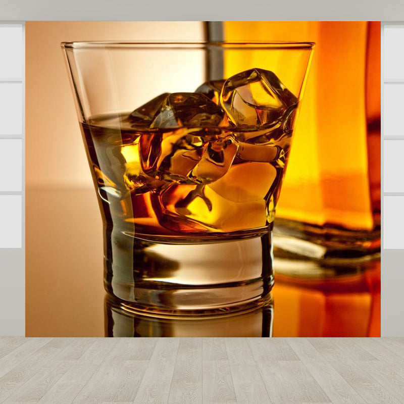 Brehn | Liquor Muurdecals Pastel Kleur Hedendaagse Muurdecoratie voor Westerse Restaurant