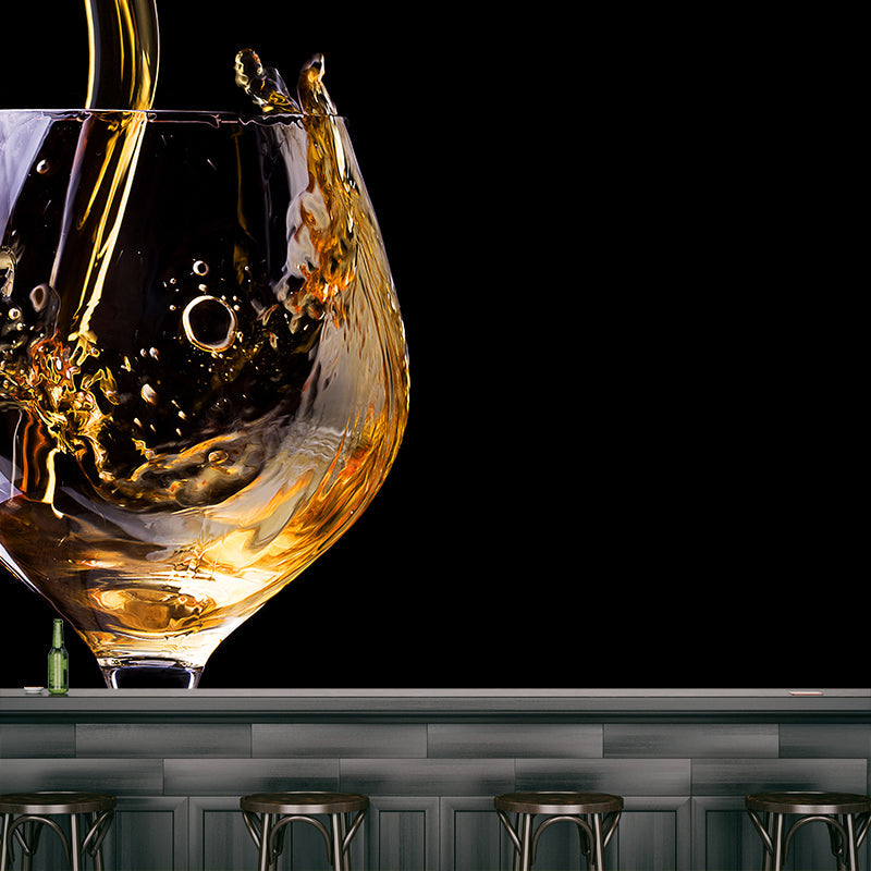 Brehn | Liquor Muurdecals Pastel Kleur Hedendaagse Muurdecoratie voor Westerse Restaurant