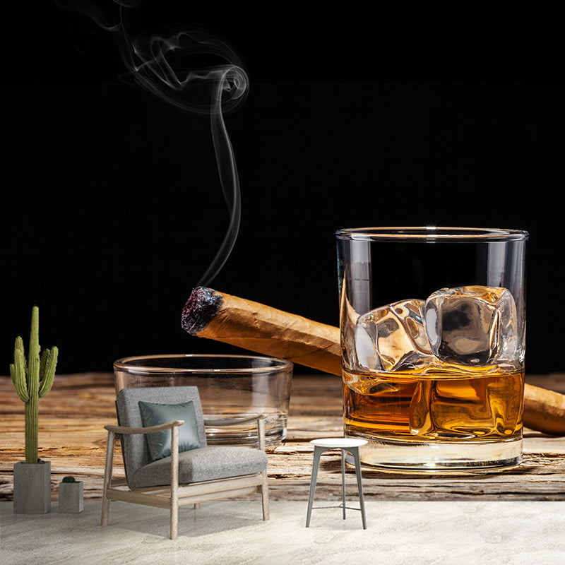 Brehn | Liquor Print Mural Wallpaper Moderne Vlies Tapete Strukturierte Wandverkleidung in Sanften Farben