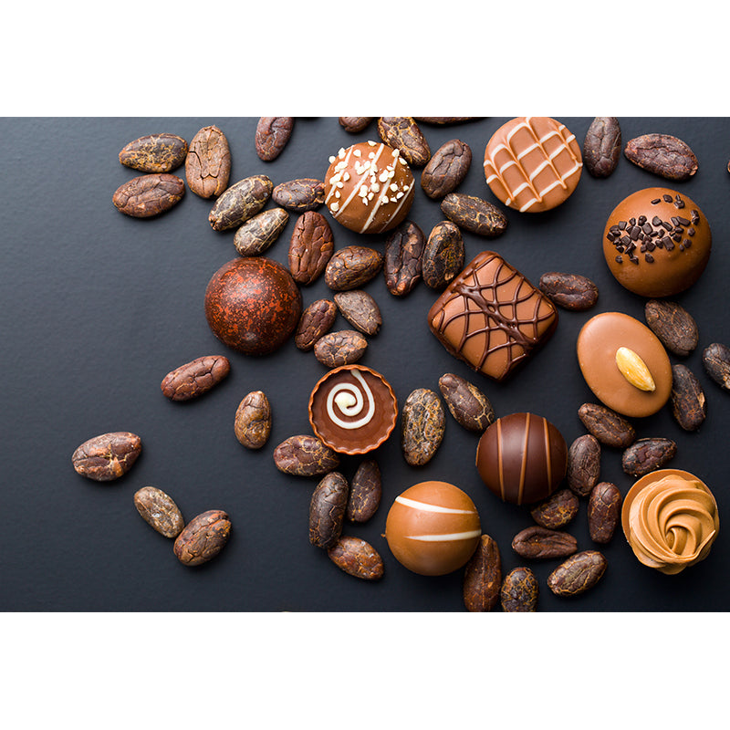 Brehn | Donkere Kleur Heerlijke Chocolade Muur Tattoo Hedendaags Non-woven Materiaal Muurbedekking