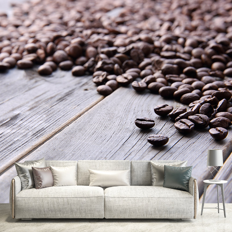 Brehn | Nicht gewebtes dekoratives Wandmural modernes Kaffeebohnentapete, benutzerdefiniert gedruckt