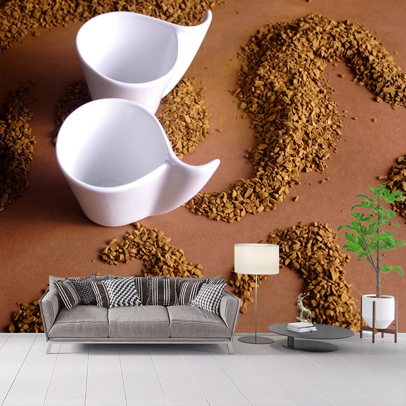Brehn | Pastel Farbe Kaffeebohnen Wanddekoration für die Dekoration Moderner Wohnzimmer Wanddekoration