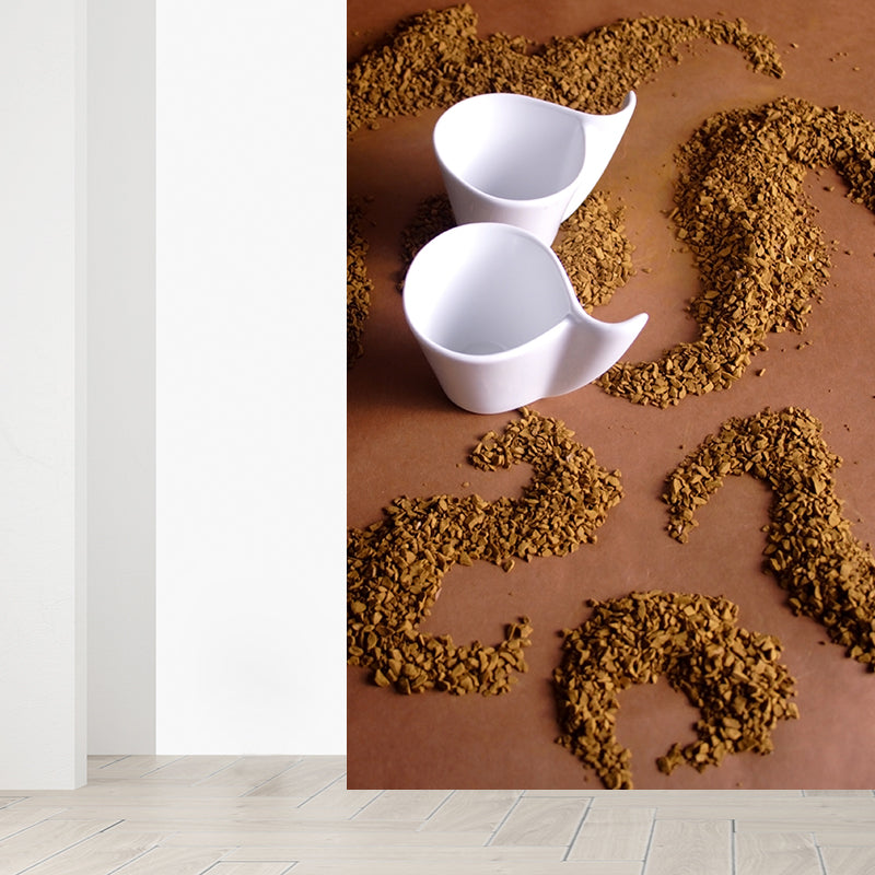 Brehn | Pastel Farbe Kaffeebohnen Wanddekoration für die Dekoration Moderner Wohnzimmer Wanddekoration