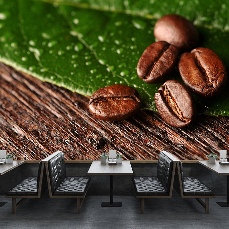 Brehn | Kaffeebohne Wanddeko für Esszimmer Fotografie Wandverkleidung, Maßgeschneidert Gedruckt