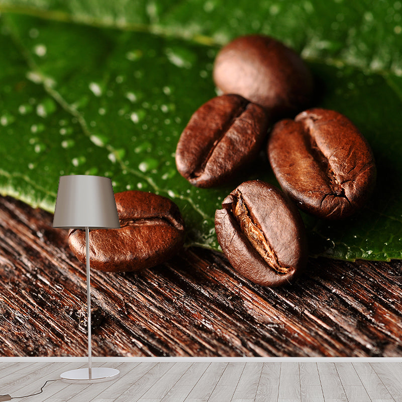 Brehn | Kaffeebohne Wanddeko für Esszimmer Fotografie Wandverkleidung, Maßgeschneidert Gedruckt