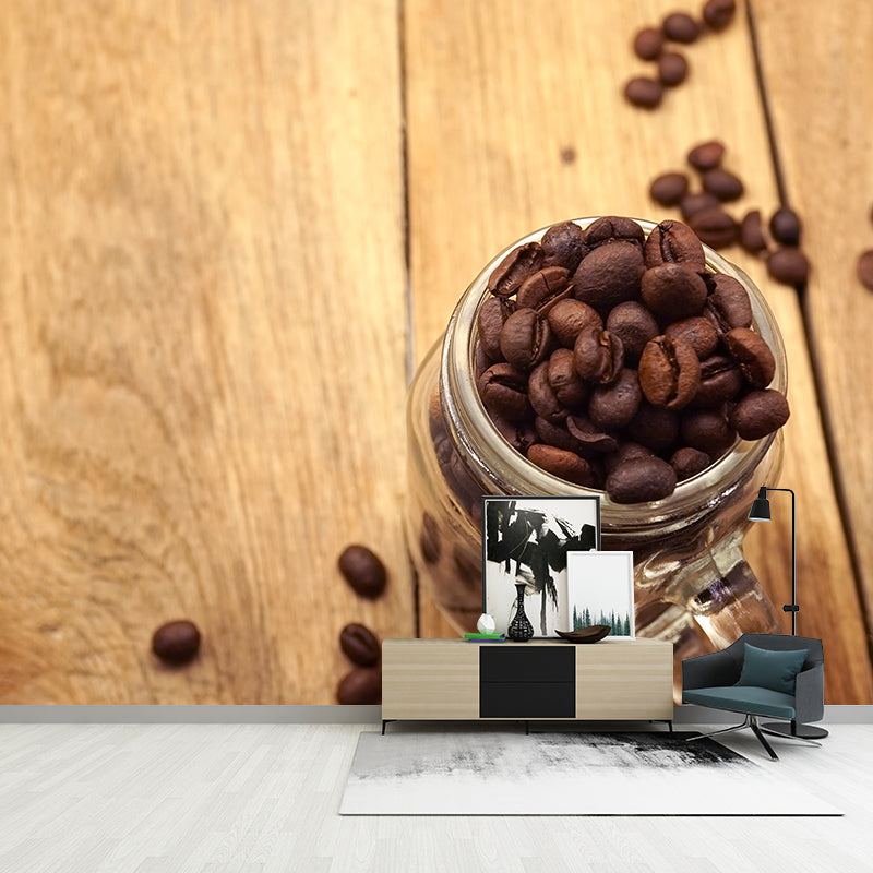 Brehn | Kaffeebohne Wanddeko für Esszimmer Fotografie Wandverkleidung, Maßgeschneidert Gedruckt