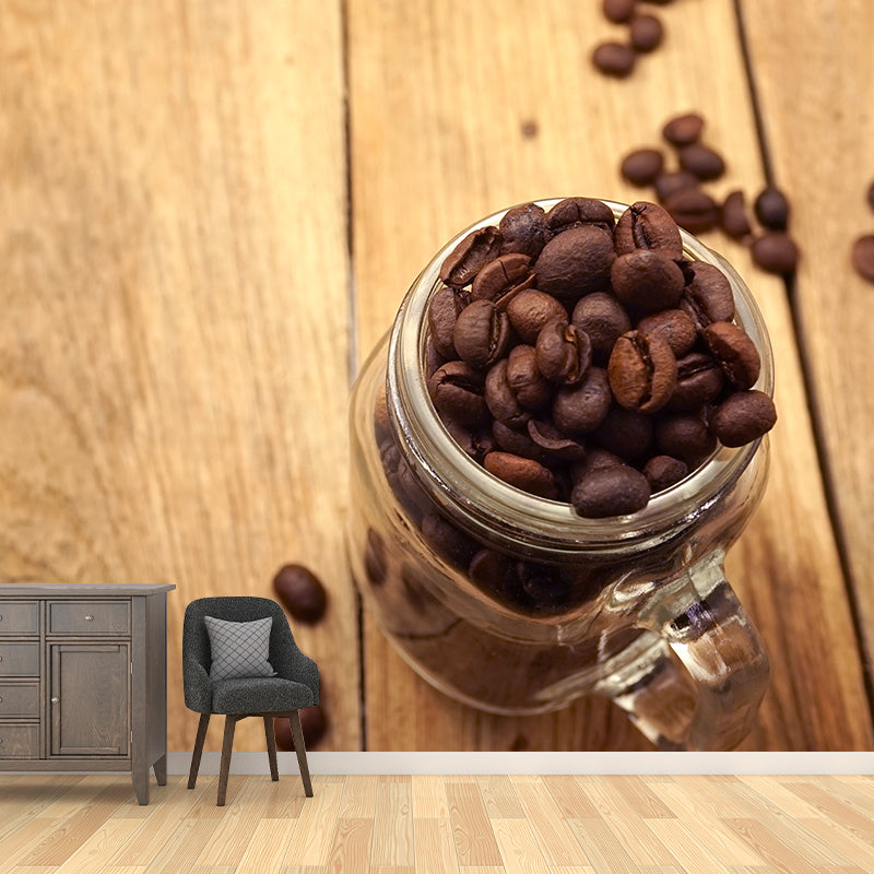 Brehn | Kaffeebohne Wanddeko für Esszimmer Fotografie Wandverkleidung, Maßgeschneidert Gedruckt