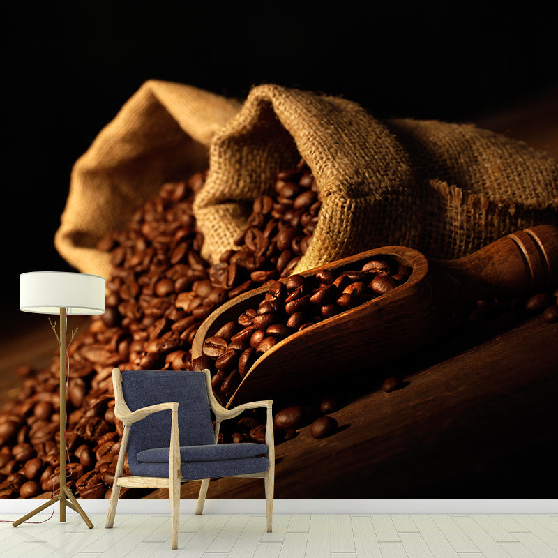 Brehn | Kaffeebohne Wanddeko für Esszimmer Fotografie Wandverkleidung, Maßgeschneidert Gedruckt