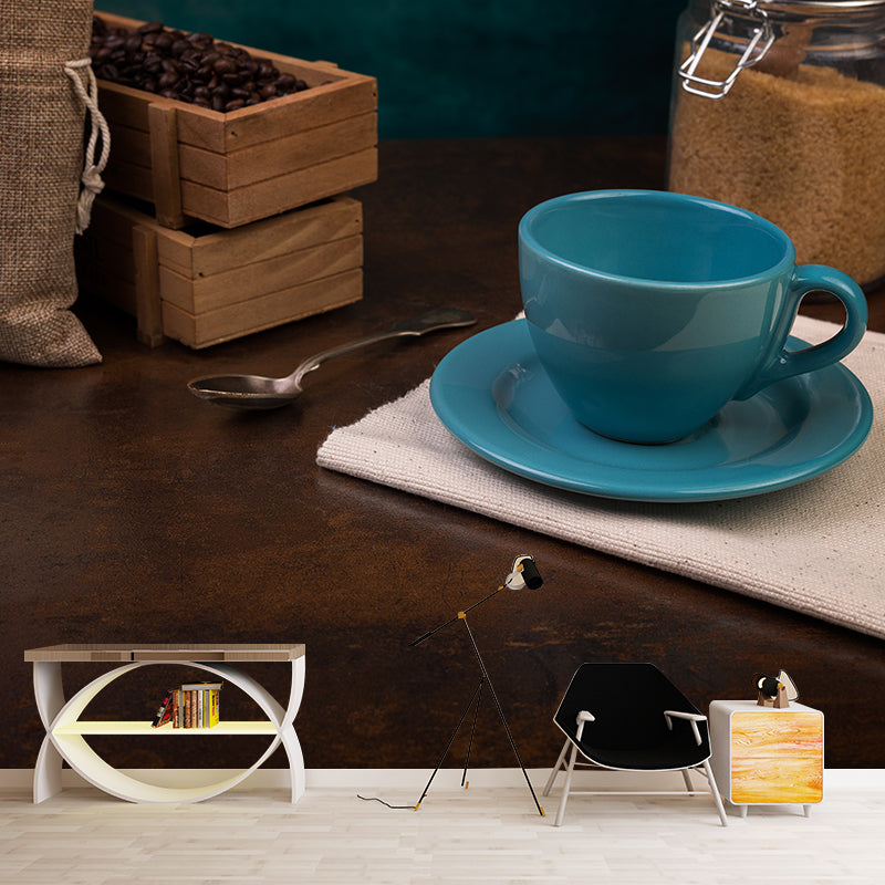 Brehn | Kaffeebohne Wanddeko für Esszimmer Fotografie Wandverkleidung, Maßgeschneidert Gedruckt