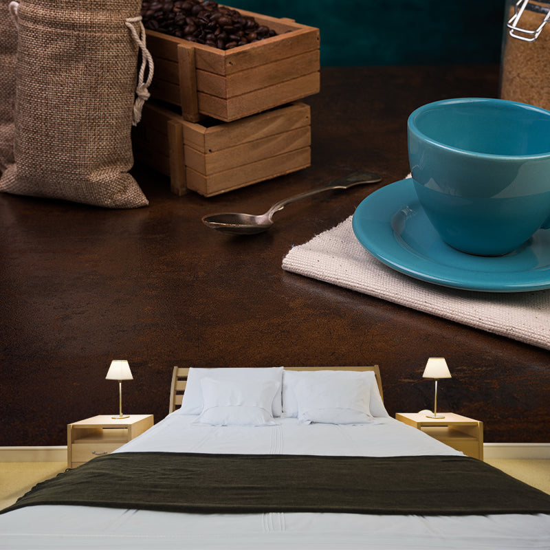 Brehn | Kaffeebohne Wanddeko für Esszimmer Fotografie Wandverkleidung, Maßgeschneidert Gedruckt
