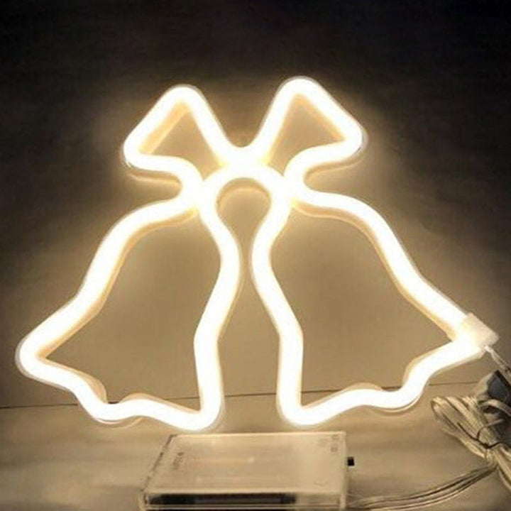 Brehn | Witte Jingle Bell Mini Nachtkastlamp Cartoon Style LED Plastic Wandverlichting