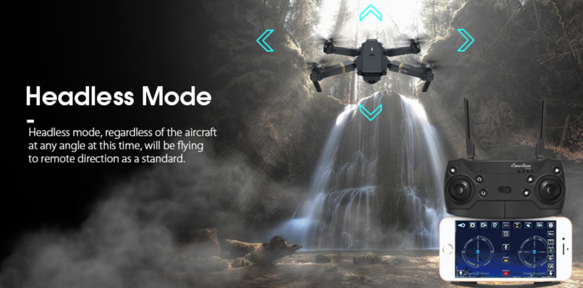 Brehn | Skyhawk HD Faltbare Luft-Selfie-Drohne Mit Kamera 2MP