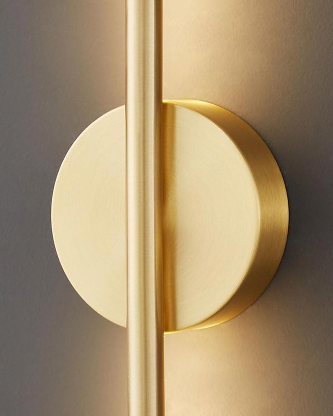 Brehn | Moderne Lineare LED Wandleuchte - Gold